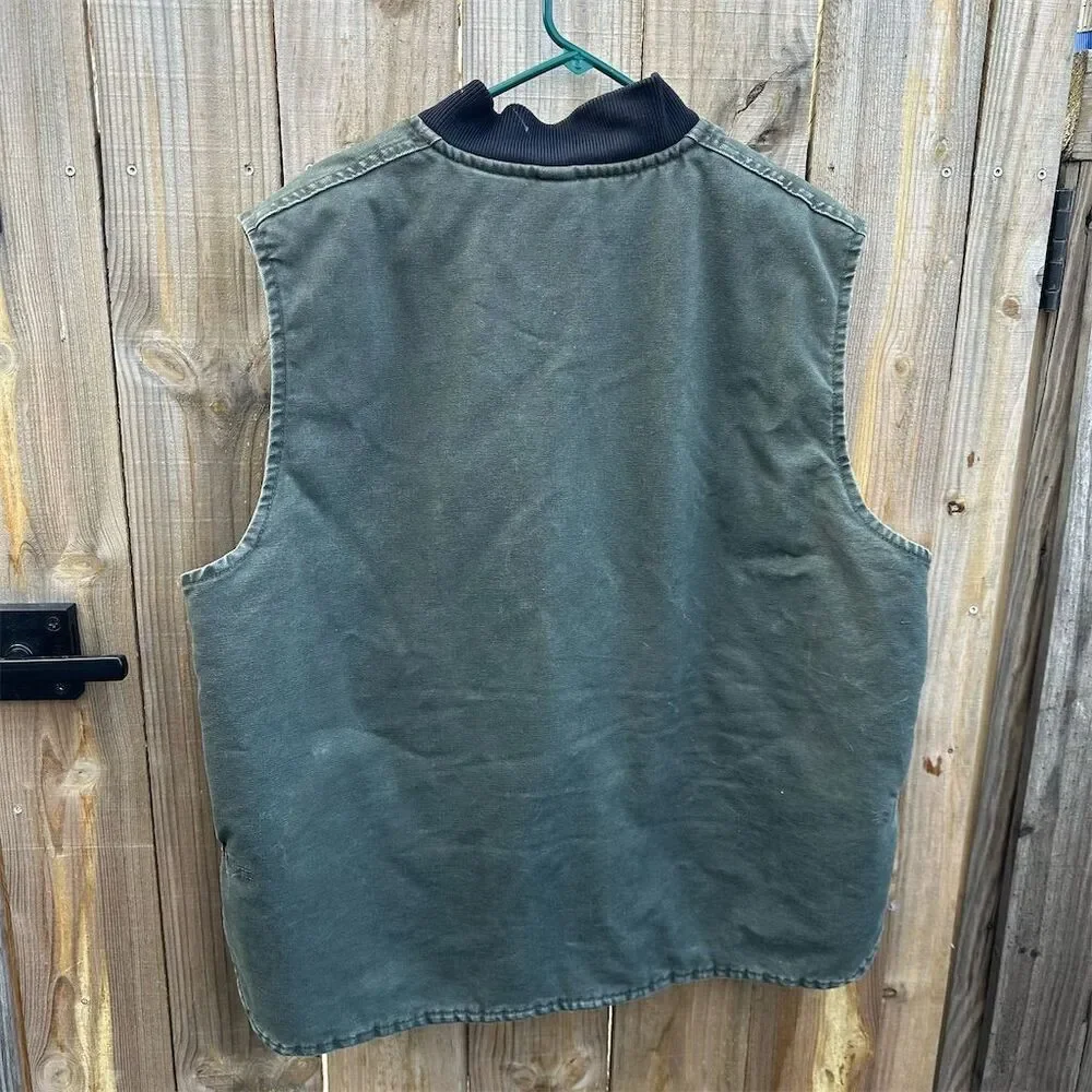 Carhartt Men's Vintage Canvas Quilted Work Vest Size 2X - Picture 6 of 6